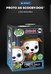SECURED Funko POP! Digital Proto As Scooby-Doo Royalty Physical LE 1762 - Picture 1 of 3