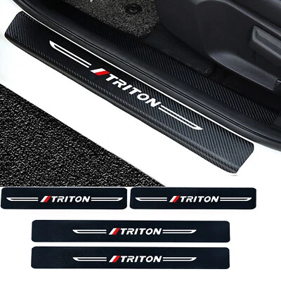 For Mitsubishi Triton Car Door Plate Sill Scuff Anti Scratch Sticker Protector - image 1 of 4
