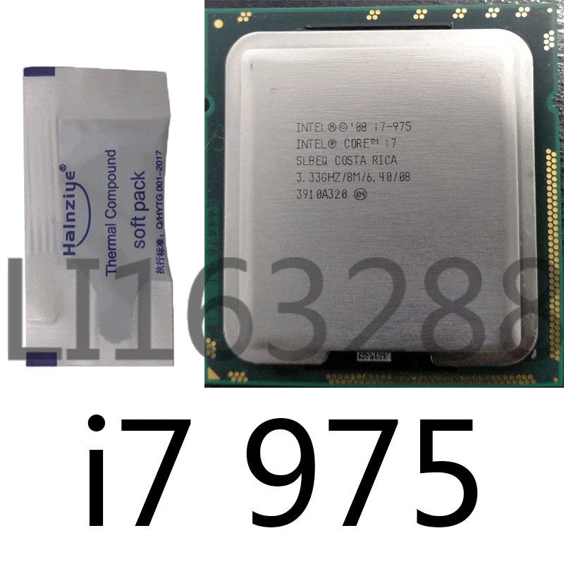 Intel Core i7-975 3.33GHz LGA 1366 SLBEQ 4Core Core 8MCach CPU - Image 1 of 1