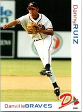 2001 Grandstand Danville Braves Minor League Baseball - Pick Choose Your Cards 
