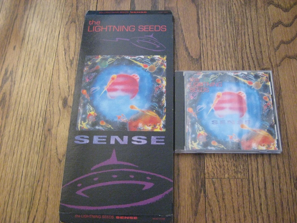 The Lightning Seeds Sense  Longbox and Original cd Rare! Foto 1 de 4