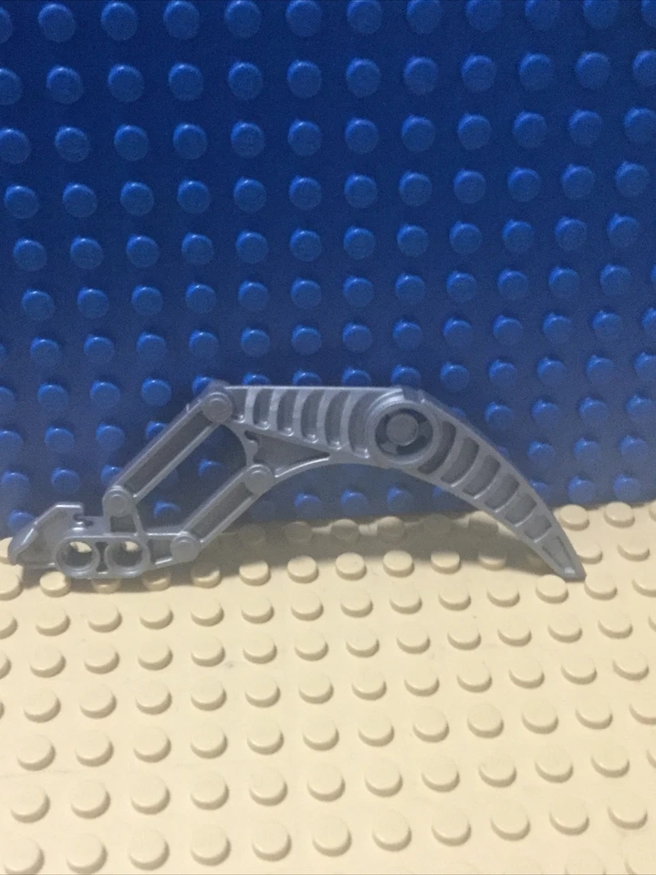 Lego 50914 Bionicle Visorak Colmillo con 2 Agujeros de Pin (Suukorak) Plata Foto 1 de 1
