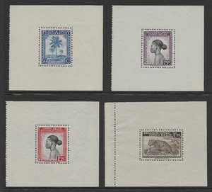 Belgian Congo 1944 Mini-Sheet Stamp Issues Selection As Scans (2 Scans) - Imagen 1 de 2