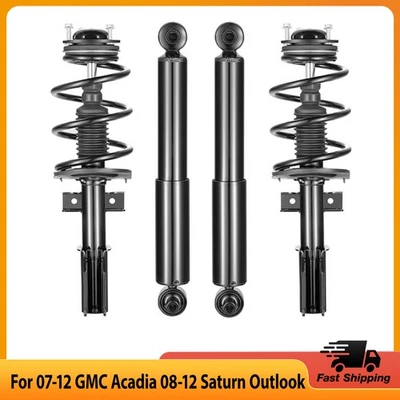 4PCS Front Struts w/Coil Spring Rear Shocks for Saturn Outlook 3.6L V6	2007-2010 - Image 1 of 4
