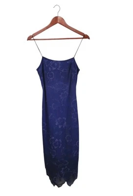 Винтажный Y2K Rampage женщин размер маленький причудливый фея цветочный гранж синий платье - Изображение 1 из 4