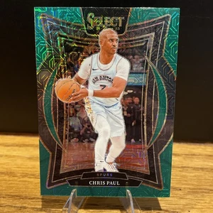 2024-25 Select Chris Paul Green Mojo Concourse Level #22.  Spurs - Picture 1 of 2