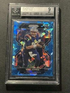 2021 Panini Prizm #336 Mac Jones BLUE ICE /99 BGS 9 MINT Rookie 49ers - Picture 1 of 2