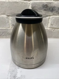 Krups Coffee Maker 10-Cup Stainless Steel Thermal Carafe Pot Small Dent - Picture 1 of 5
