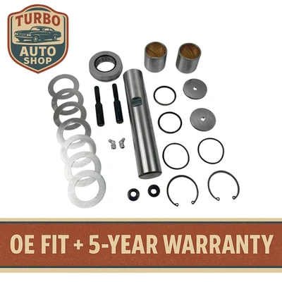 King Pin Set with Bearing Fit Freightliner Cascadia P6073300019KZ P6073300119KZ - Изображение 1 из 4