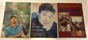 VTG Magazines - TELEVISION - Baltimore Sun - Tiger Woods,Mike Myers,Super Bowl - Imagen 1 de 2