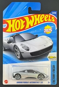 Hot Wheels Gordon Murray Automotive T.33 1:64 pressofuso fresco di fabbrica 4/5 nuovo - Foto 1 di 4