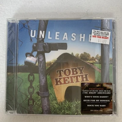TOBY KEITH  Unleashed  CD  Sealed  Angry American  Beer For My Horses + Foto 1 de 3