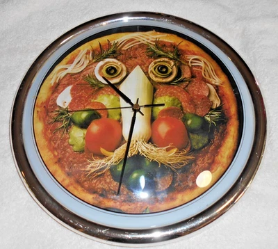 Reloj de pared Sunbeam Pizza Face a batería Foto 1 de 3