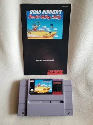 Road Runner's Death Valley Rally SNES Super Nintendo w/ Manual FREE SHIPPING - Image 1 of 4