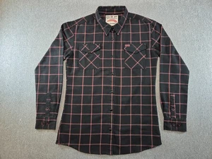 Womens XL Dixxon Flannel “The Gridlock” Plaid Button Down Long Sleeve Shirt - Picture 1 of 10