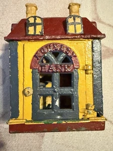 Vintage in ghisa "Banca delle Novità" funziona benissimo - Foto 1 di 4