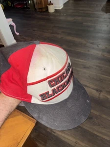 Vintage Sports Specialties Chicago Blackhawks Big Logo Wrap Around SnapBack Hat - Picture 1 of 9