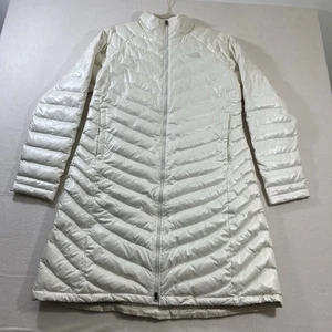 The North Face 700 Goose Down Long Women’s XL Ivory Jacket Full Zip - Picture 1 of 16