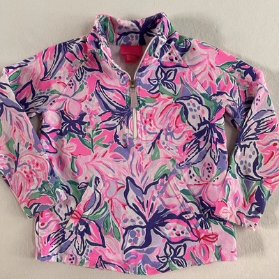 Lilly Pulitzer Mini Isn't She Lilly Girls Patrón Popover PEQUEÑO 4/5 Foto 1 de 4