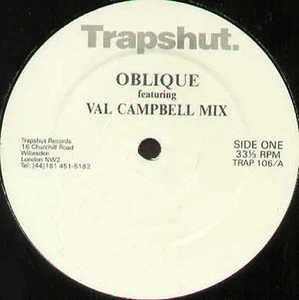 OBLIQUE - Our Love Was Over, Feat. Val Campbell Mix - Trapshut UK - TRAP-106 - Picture 1 of 2