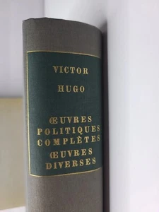 Victor Hugo Oeuvres Politiques Completes Oeuvres Diverses 1964 French - Picture 1 of 22