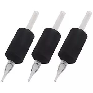 20PCS 1 Inch 25MM Tatmax Tattoo Disposable Tubes Clear Tips Round, Flat, Diamond - Picture 1 of 5