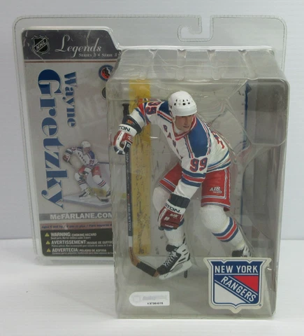 Wayne Gretzky New York Rangers McFarlane Legends Series 3 Figure Cover