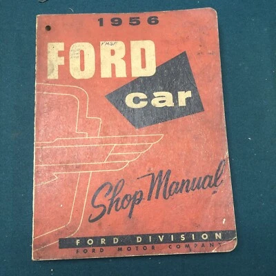 1956 Ford Cars & Ford Thunderbird ,Crown Vic, country squire,Shop Manual - Image 1 of 4