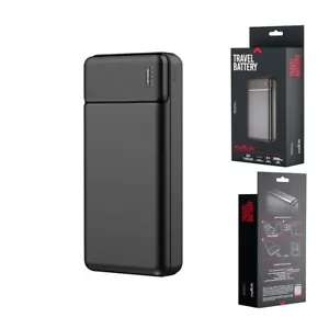 Powerbank Ladegerät 30000mAh 2x USB USB-C für alle Handys Schwarz Li-Poly Akku - Picture 1 of 9