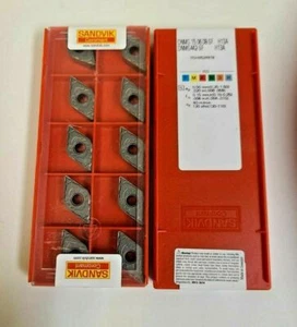 10 Pcs SANDVIK Coromant DNMG 442-SF Lathe Mill Carbide Inserts H13A 15 06 08-SF - Picture 1 of 1