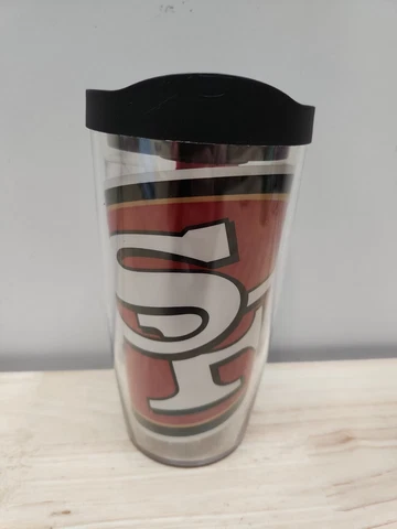 Tervis San Francisco 49ers 16oz Travel Tumbler W/Lid Cover