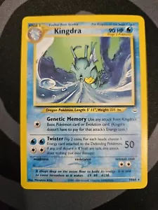 Pokémon TCG Kingdra Neo Revelation 19/64 Regular Unlimited Rare NM - Picture 1 of 6