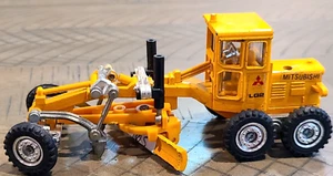 Shinsei 4126 Mini Power 1:68 Scale Mitsubishi Hydraulic Motor Grader LG2 Toy - Picture 1 of 8