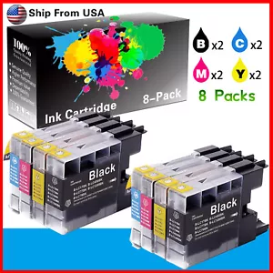 8PK LC-79 Ink Cartridge for MFC-J6710DW MFC-J6910DW Printer (2B2C2M2Y) - Photo 1/2