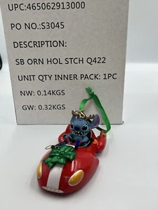 Disney Store LILO And Stitch Alien Car Hanging Christmas Tree Decoration - Picture 1 of 7