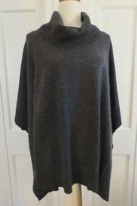 Magaschoni Dark Grey Cashmere Poncho – Medium/Large - $498 - Picture 1 of 6