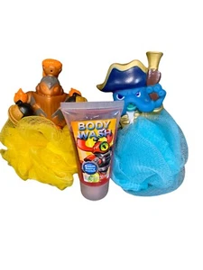 2 Skylanders Bath Poufs - Loafa Blast Zone & Wash Bukler - Boom Berry Body Wash - Picture 1 of 9