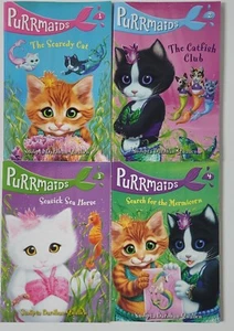Purrmaids Books 1-4 by Sudipta Bardhan-Quallen PB Children's books - Picture 1 of 12