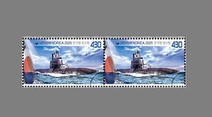 2025 Korean Submarine ( KSS ) , South Korea MNH 2 Stamps - Picture 1 of 1