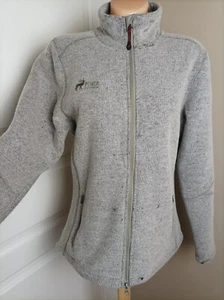 Damen Pinea Outdoor Sportswear Jacke grau durchgehender Frontreißverschluss Größe 40 - Bild 1 von 15