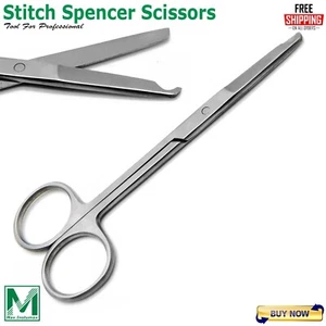 Medical Surgical Suture Stitch Scissors 13cm Spencer Dental Suturing Instruments - Picture 1 of 4