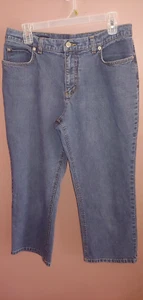 Pantalones capri de mezclilla Lands End Misses talla 10 - Imagen 1 de 3