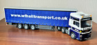 TEKNO MAN XXL UNIT WITH TRI AXLE CURTAINSIDE TRAILER IN THE LIVERY OF W F HALL