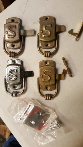 Sellers Kitchen Cabinet repro S latches and hinge Cover