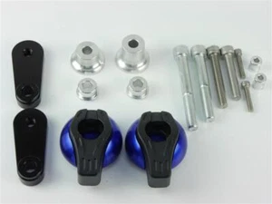 Paraurti CNC in alluminio adatto per Honda CBR1000RR SC57 2006-2007 blu - Foto 1 di 2