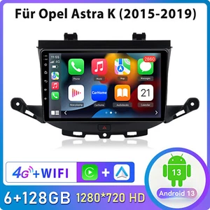 Android13 6+128G Für Opel Astra K 2015-19 Autoradio Carplay GPS Nav WIFI BT DAB+ - Bild 1 von 14