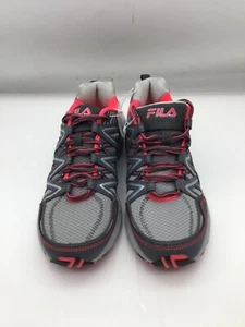 Fila Trail Running Headway 6 Women 8 Silver/Pink Cushioned Lace Up Sneakers - Picture 1 of 8