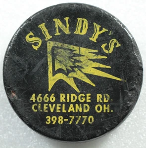 Vintage Sindy’s Hockey Cleveland Ohio Hockey Puck - Bild 1 von 3