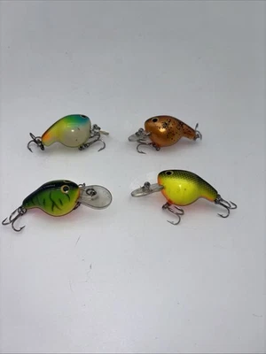 Lote de 4 colores Bagley Fat Cat muy raros arco iris, rana, amarillo, naranja Foto 1 de 4