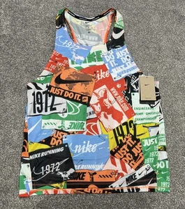 Para hombres Nike Dri-Fit Fast Run Energy Chaleco Correr Singlet Gráfico Top - Pequeño - Imagen 1 de 13